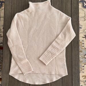 360 Cashmere crème mock turtleneck. Size XS, NWOT